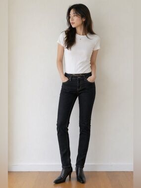 Gap Slim High-Rise Premium Skinny Black Women's Jeans. Size-10/30L